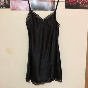 SOLD VS silk slip dress